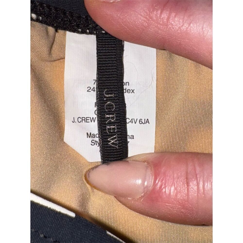 J.Crew Women's Windowpane String Bikini Bottoms B… - image 6